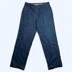 Haggar Men’s Cotton Dress Pants Navy 34x32